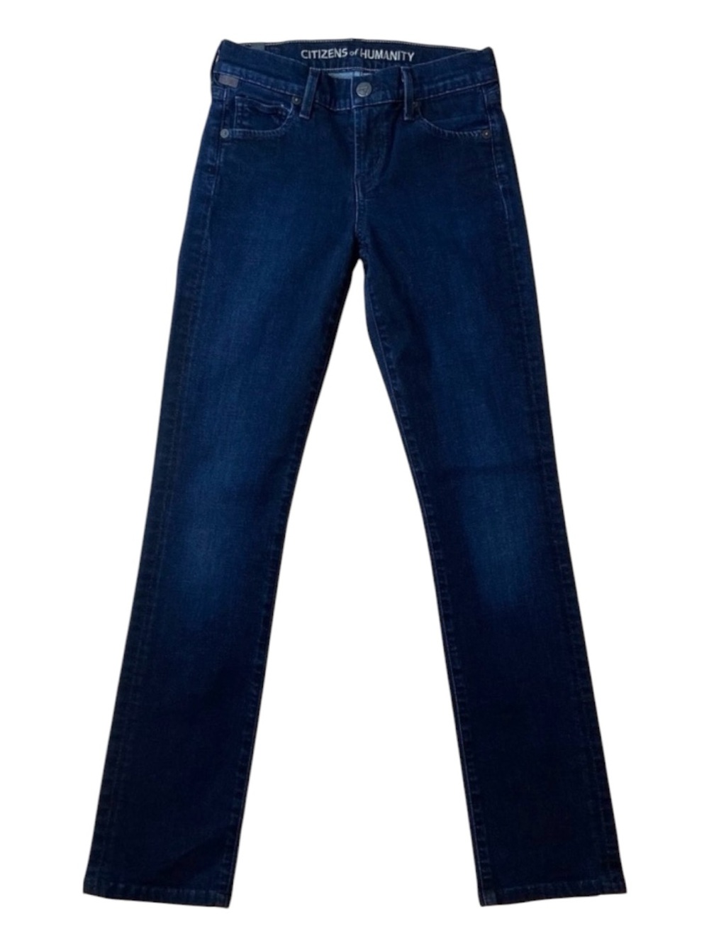 Citizens of Humanity COH Jeans 25 Jerome Dahan Made USA Straight Dark Wash Denim